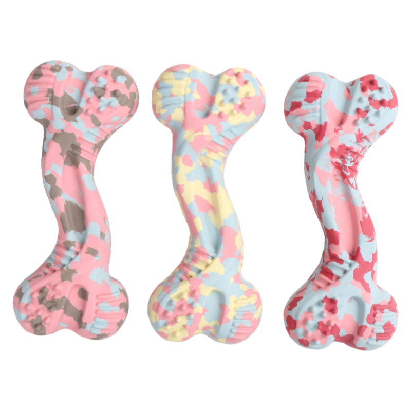 Shock-Absorbing Puppy Teething Toys | 100% Natural Rubber Sa